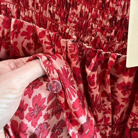 NWT Joyfolie Lorna Impact Dress in Red Floral - Picture 7 of 10